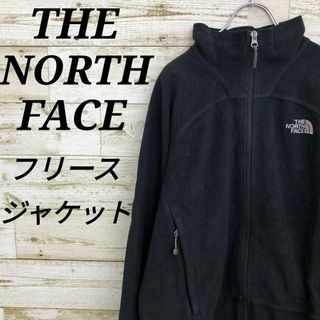 ザノースフェイス(THE NORTH FACE)の【k2057】USA規格ノースフェイス刺繍ロゴフリースジャケットテックブルゾン黒(その他)