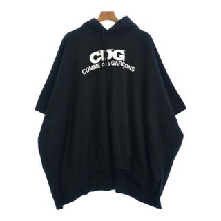 CDG シーディージー パーカー XL 黒 【古着】【中古】(パーカー)