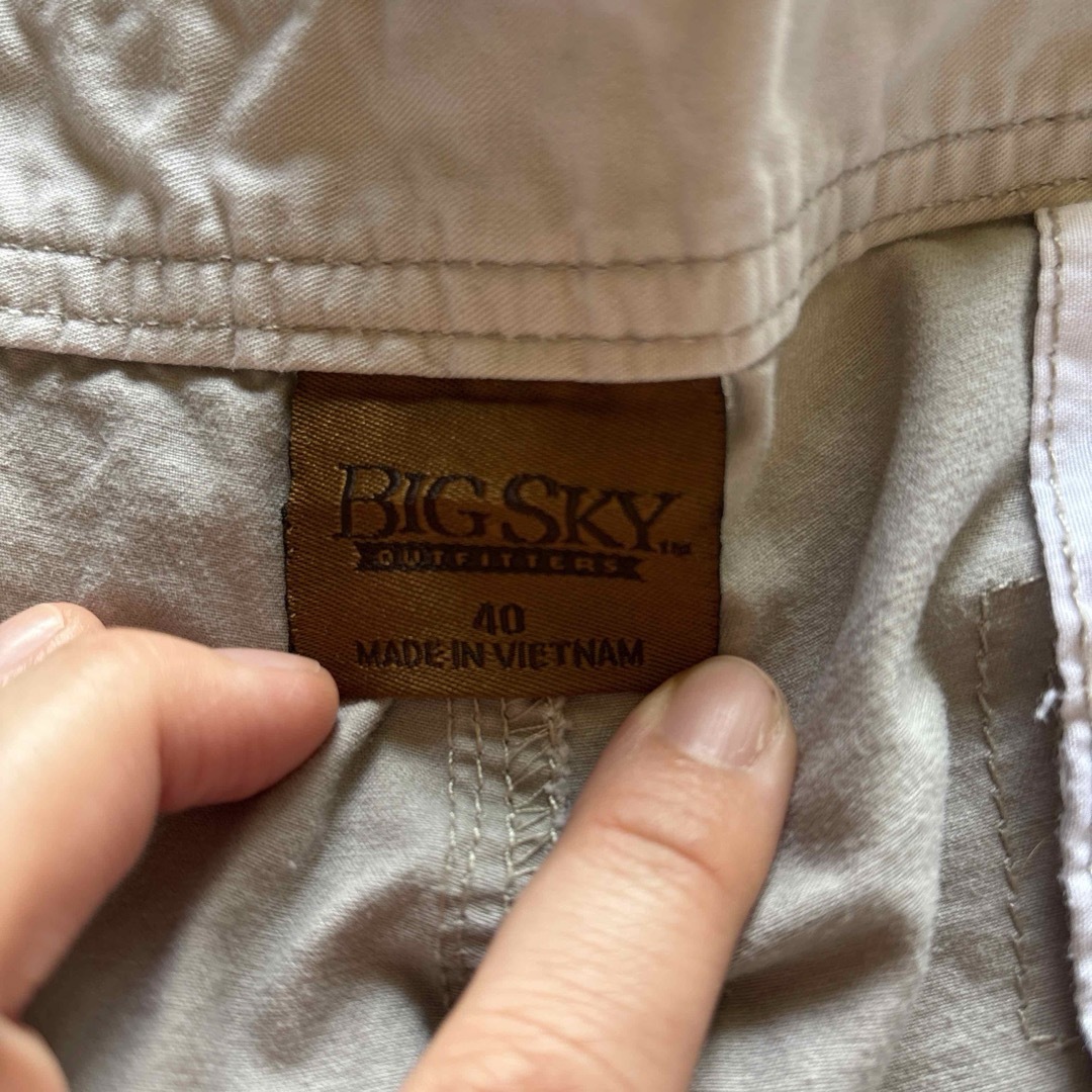 Big Sky グレー　ハーフパンツ　サイズ40 XLーXXL メンズのパンツ(ショートパンツ)の商品写真