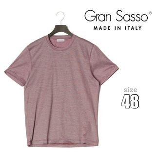 グランサッソ(GRAN SASSO)の定価約2万円 GRAN SASSO グランサッソ コットン Tシャツ(Tシャツ/カットソー(半袖/袖なし))