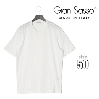 グランサッソ(GRAN SASSO)の新品 定価1.7万円 GRAN SASSO グランサッソ 半袖Tシャツ(Tシャツ/カットソー(半袖/袖なし))