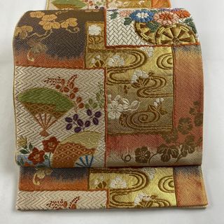 袋帯 美品 秀品 六通 正絹 【中古】(帯)