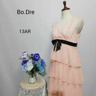 Bo.Dre 極上美品　ドレス　ワンピース　パーティー　ピンク色系　Lサイズ(ナイトドレス)