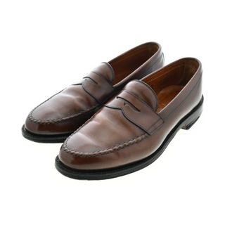 オールデン(Alden)のALDEN ビジネス・ドレスシューズ US8 1/2(26.5cm位) 茶 【古着】【中古】(ドレス/ビジネス)