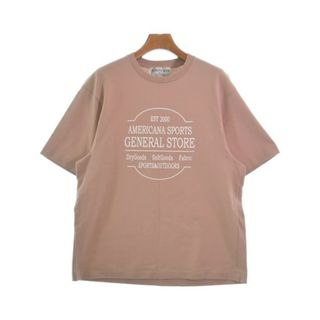 アメリカーナ(AMERICANA)のAmericana アメリカーナ Tシャツ・カットソー F ピンクベージュ 【古着】【中古】(カットソー(半袖/袖なし))