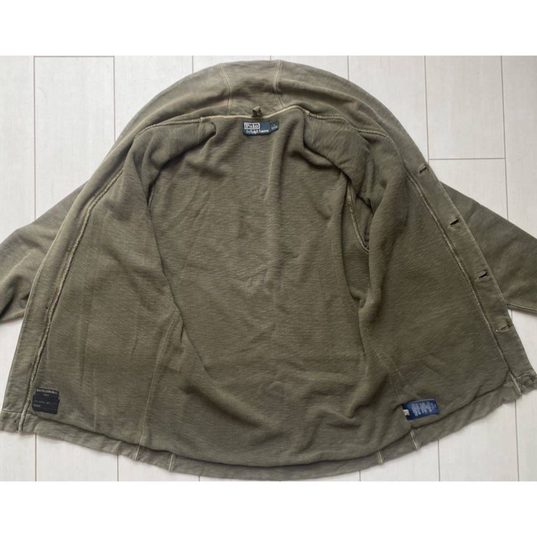 POLO RALPH LAUREN(ポロラルフローレン)の美品 POLO ラルフローレン 加工 VINTAGE military JKT メンズのジャケット/アウター(ミリタリージャケット)の商品写真