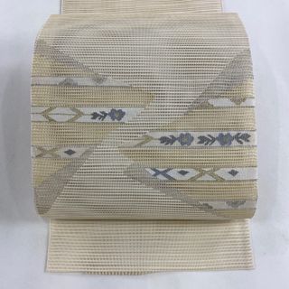 名古屋帯 美品 名品 正絹 【中古】