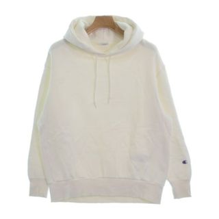 チャンピオン(Champion)のCHAMPION チャンピオン パーカー M 白 【古着】【中古】(パーカー)