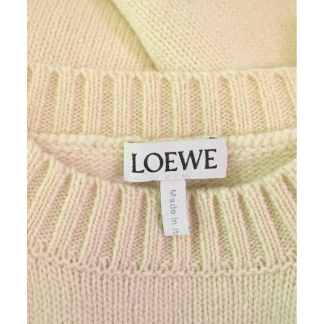 LOEWE - LOEWE ロエベ ニット・セーター S ベージュ 【古着 LOEWE - LOEWE ロエベ ニット・セーター S ベージュ 【古着