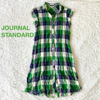 ジャーナルスタンダード(JOURNAL STANDARD)の✨再値下げ✨JOURNAL STANDARD✨チェック柄ワンピース(ひざ丈ワンピース)