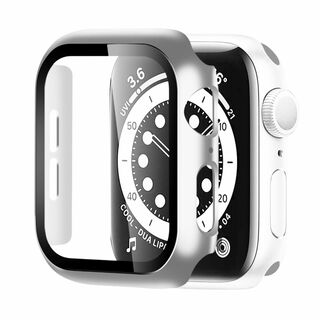 サイズ:44mm_色:シルバー2枚BELIYO Apple Watch ケー(その他)