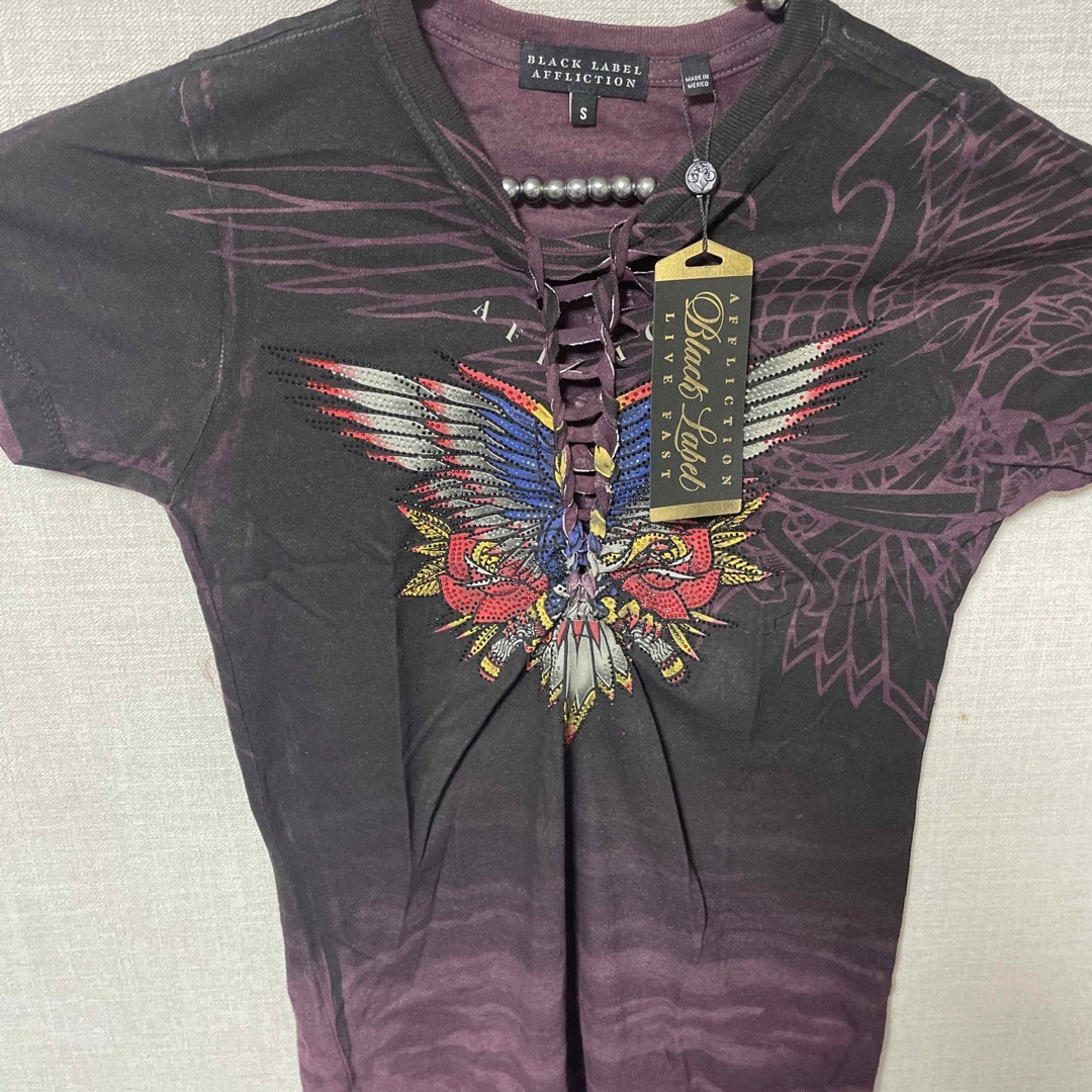 Ed Hardy(エドハーディー)のAFFLICTION Eternal Pride Wings 新品 Sサイズ レディースのトップス(Tシャツ(半袖/袖なし))の商品写真