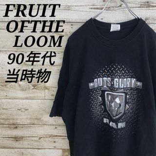 FRUIT OF THE LOOM - 【k3375】USA古着90sガッツグローリーラム半袖プリントTシャツアメリカ