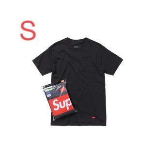 シュプリーム(Supreme)のsupreme Hanes Tagless Tee 黒S 1枚 ヘインズ(Tシャツ/カットソー(半袖/袖なし))