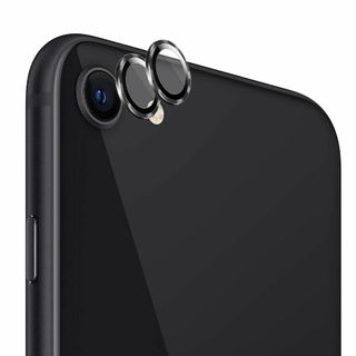 【サイズ:iPhoneSE3_色:ブラック】iPhone Se3カメラフィルム (その他)