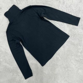 ユニクロ(UNIQLO)の新品 タグ付き UNIQLO タートルネック ブラック 無地 140㎝(Tシャツ/カットソー)