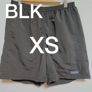 パタゴニア(patagonia)のパタゴニア　バギーズショーツ　5インチ　XSサイズ　ブラック　黒　BLK(ショートパンツ)