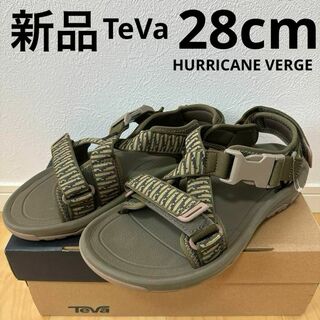テバ(Teva)の新品　TeVa テバ　ハリケーンバージ　メンズ　スポーツサンダル　オリーブ　28(サンダル)