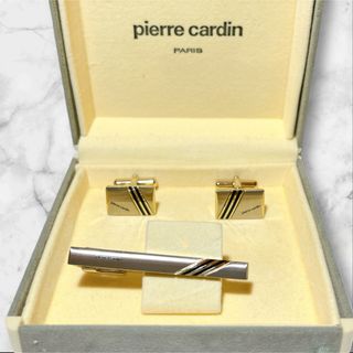 ピエールカルダン(pierre cardin)の【極美品★ケース付】ピエールカルダン タイピン カフス シルバー ゴールド(カフリンクス)