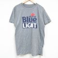 L★古着 半袖 Tシャツ メンズ ラバットブルーライト ビール クルーネック …