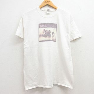 L★古着 半袖 ビンテージ ロック バンド Tシャツ メンズ 00年代 00s スプーキートゥース コットン クルーネック 白 ホワイト 24may21 中古(Tシャツ/カットソー(半袖/袖なし))