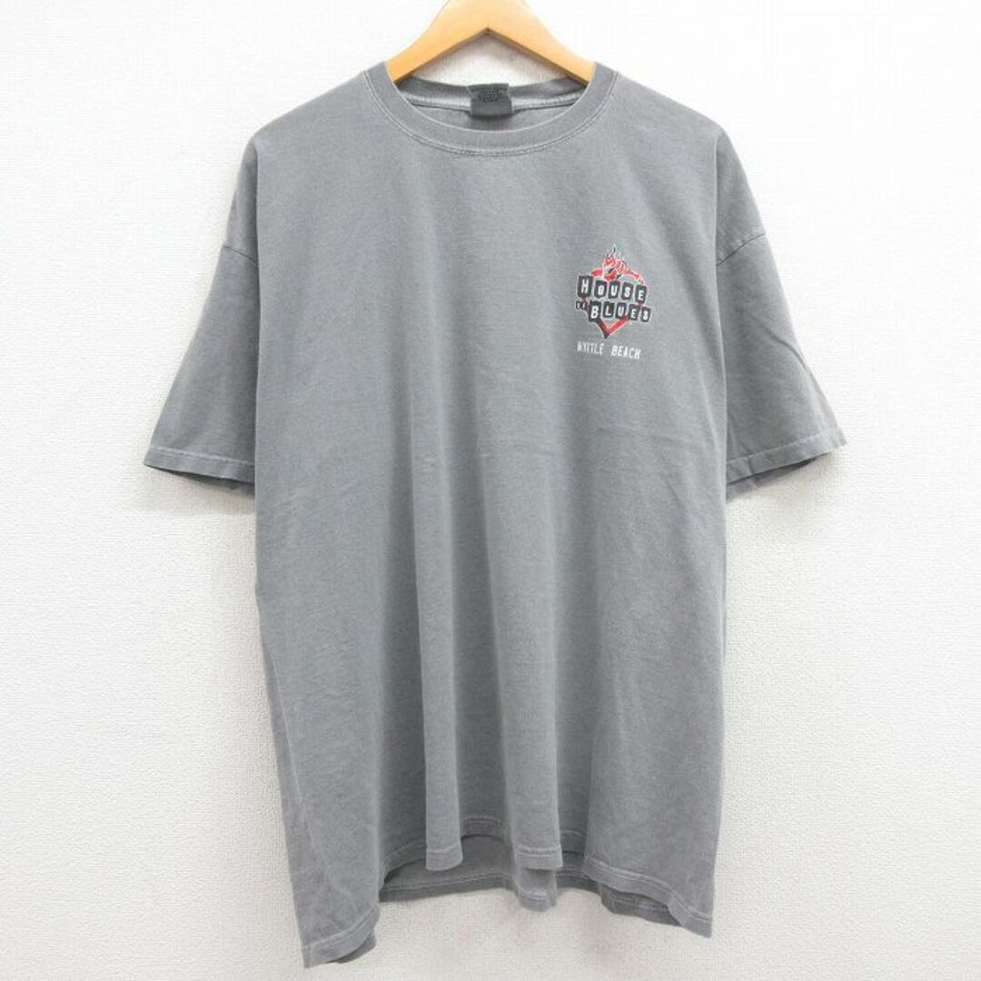 XL★古着 半袖 ビンテージ ロック バンド Tシャツ メンズ 00年代 00s ハウスオブブルース インキュバス スリップノット 大きいサイズ コットン クルーネック グレー 【spe】 24may21 中古 メンズのトップス(Tシャツ/カットソー(半袖/袖なし))の商品写真