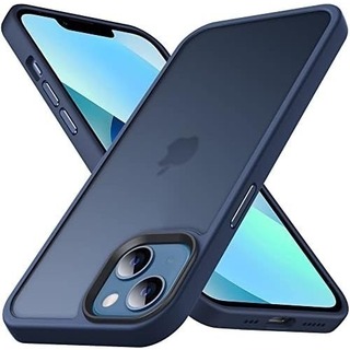 iPhoneケース 13mini 専用ケース ブルー シンプル マットブルー(iPhoneケース)