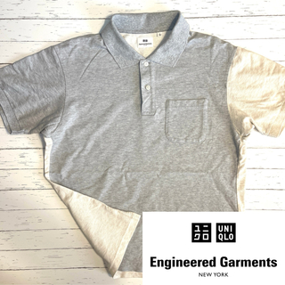 エンジニアードガーメンツ(Engineered Garments)の値下げ！美品【UNIQLO】エンジニーアドガーメンツ　ポロシャツ (L)(ポロシャツ)