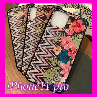 韓国 人気 花柄 トロピカル 派手 iPhone11pro◇商品コード:I11(iPhoneケース)