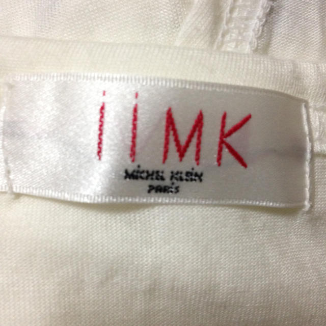 iiMK(アイアイエムケー)の七分袖 Tシャツ 白 レディースのトップス(Tシャツ(長袖/七分))の商品写真