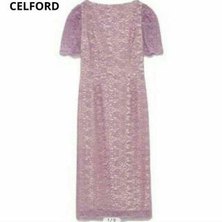 CELFORD - CELFORD ボレロ付きリブニットワンピ SAX 36サイズの通販 CELFORD - CELFORD ボレロ付きリブニットワンピ SAX 36サイズの通販