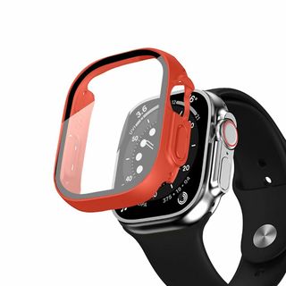 サイズ:49mm_色:レッドCABOBE 対応 Apple Watch ケー(その他)