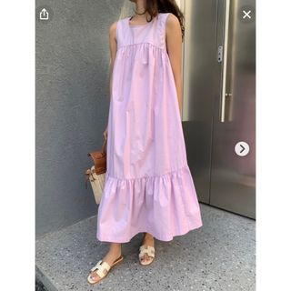 バースデーバッシュ ENA COLOR MIDI DRESS ラベンダー