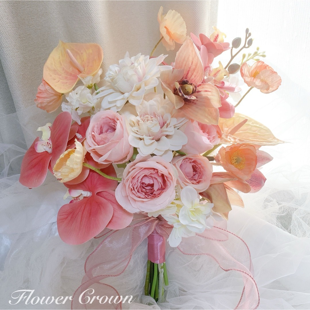 受注アーティフィシャルフラワーブーケ 結婚式 ウエディング 受注アーティフィシャルフラワーブーケ 結婚式 ウエディング