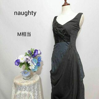 naughty 極上美品　巻きスカート風　ワンピース　ドレス　Мサイズ(ロングワンピース/マキシワンピース)