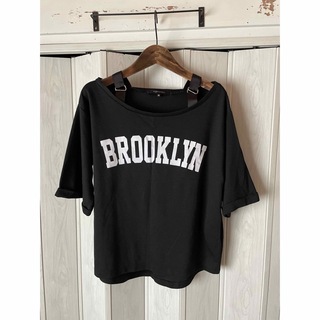 ◆アクアヒストリー/BROOKLY/ロゴ入りホルダー付き半袖Tシャツ◆p5/2(カットソー(半袖/袖なし))