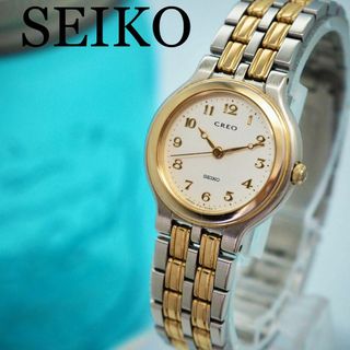 セイコー(SEIKO)の619 SEIKO セイコー時計　レディース腕時計　クレオ　シルバー　ゴールド(腕時計)