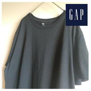 ギャップ(GAP)のGAP ギャップ 黒 コットンTシャツ Ｌ(Tシャツ/カットソー(半袖/袖なし))