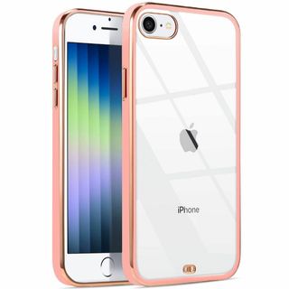 【色:桜ピンク】iPhone SE3 ケース クリア アイフォン SE 第3世代(その他)