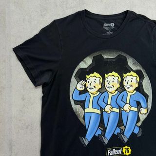 VINTAGE - Fallout　フォールアウト　Vault-boy　Tシャツ　古着　ブラック　L