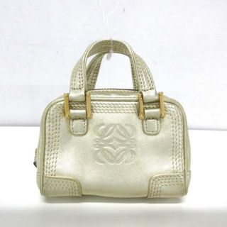 ロエベ(LOEWE)のLOEWE(ロエベ) ハンドバッグ マイクロミニアマソナ ゴールド キーリング付き ナッパレザー(ハンドバッグ)