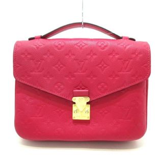 ルイヴィトン(LOUIS VUITTON)のLOUIS VUITTON(ルイヴィトン) ハンドバッグ モノグラム・アンプラント ポシェットメティスMM M43737 ローズブリュイエール モノグラム・アンプラント レザー（皮革の種類：牛革）、グレインレザー（皮革の種類：牛革）(ハンドバッグ)