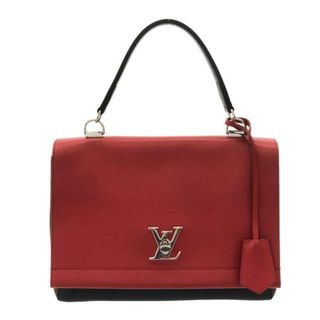 ルイヴィトン(LOUIS VUITTON)のLOUIS VUITTON(ルイヴィトン) ハンドバッグ ロックミー ロックミーII M42859 レッド×ダークネイビー×ブラウン ソフトカーフレザー(ハンドバッグ)