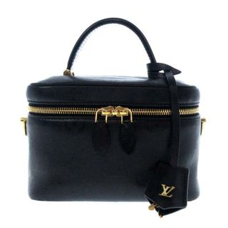 ルイヴィトン(LOUIS VUITTON)のLOUIS VUITTON(ルイヴィトン) バニティバッグ コレクションライン レディース ヴァニティPM M57118 黒 エンボス加工を施したラムレザー（皮革の種類：羊革）(その他)