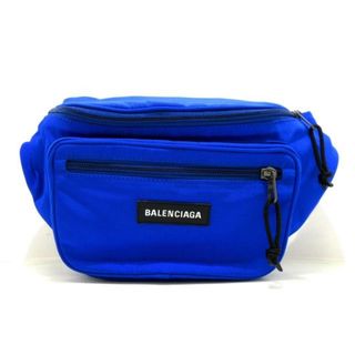 バレンシアガ(Balenciaga)のBALENCIAGA(バレンシアガ) ウエストポーチ美品  エクスプローラーベルトパック 482389 コバルトブルー ナイロン(ボディバッグ/ウエストポーチ)