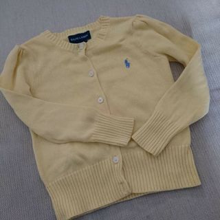 ラルフローレン(Ralph Lauren)の美品です。ラルフローレン定番コットンカーディガン4T110センチ ラルフローレン(カーディガン)