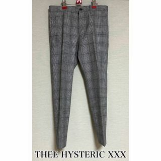 ジィヒステリックトリプルエックス(Thee Hysteric XXX)のTHEE HYSTERIC XXX ☆ 美品 千鳥 チェック スリム スラックス(スラックス)