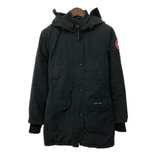 カナダグース(CANADA GOOSE)のカナダ製 CANADA GOOSE カナダグース ダウンジャケット 防寒 ブラック (レディース XS) 中古 古着 Q6788(ダウンジャケット)