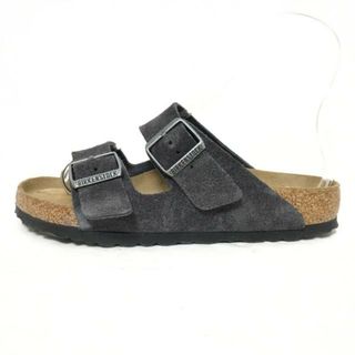 ビルケンシュトック(BIRKENSTOCK)のBIRKEN STOCK(ビルケンシュトック) サンダル 37 レディース - ダークグレー スエード(サンダル)