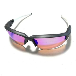 オークリー(Oakley)のOAKLEY(オークリー) サングラス - パープル×ダークグレー×白 偏光レンズ プラスチック(サングラス/メガネ)